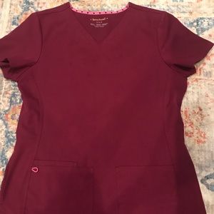 Maroon HeartSoul Scrub Set (Med)